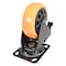 Vestil Polyurethane Swivel With Total Brake Caster 5 In. Diameter x 2 In. Width 726 lb Orange/Black CST-BN-5X2PUP-SWTB - alternate 8